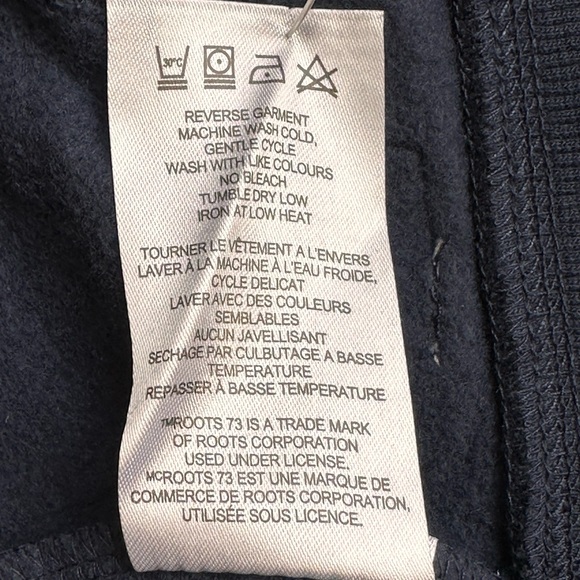 Roots Women's PADDLE-CREEK Roots 73 Full Zip Hoodie Navy Blue Size Small - Picture 16 of 16